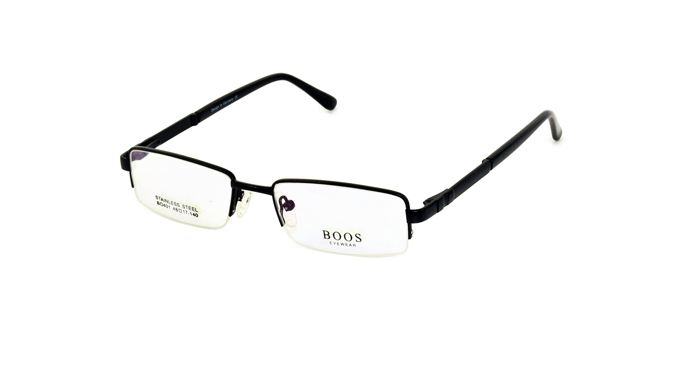 Native Eyewear Glasses Frame Half Rimless Metal 401